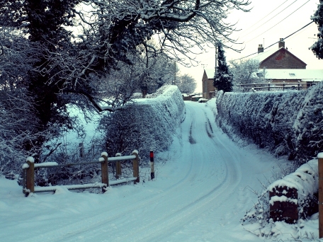 Snow in Charlton Musgrove, Barrow Lane